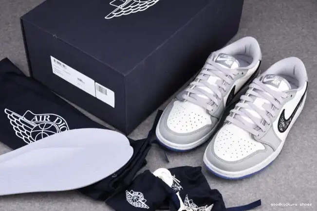 1 OG DR JORDAN LOW box) CN8607-002 X shoe (DR 0514